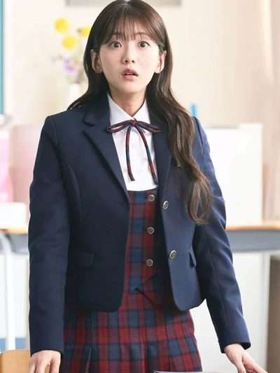TV Series Head Over Heels Cho Yi-hyun Blue Uniform Blazer Coat