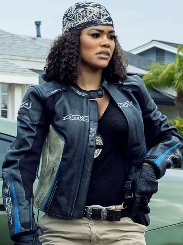 The RIP Movie 2026 Teyana Taylor Racing Jacket