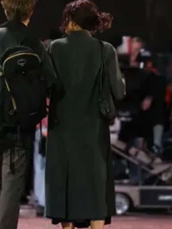 The Drama Zendaya Grey Cotton Coat