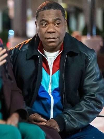 The Fall and Rise of Reggie Dinkins 2025 Tracy Morgan Black Bomber Jacket
