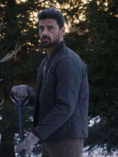 Michele Morrone The Housemaid Grey Bomber Jacket