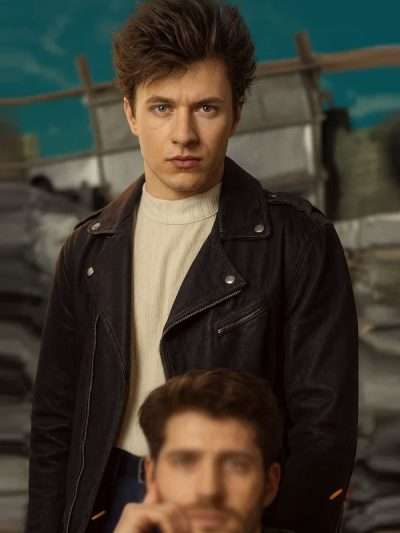 Gijs Blom The Kollective Black Leather Jacket