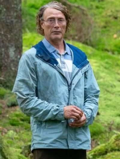 Mads Mikkelsen The Last Viking Blue Jacket