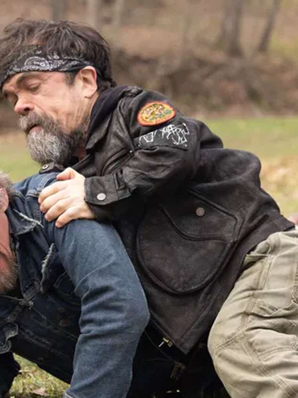 The Lowdown 2025 Peter Dinklage Black Leather Jacket