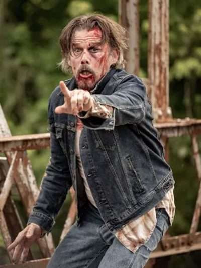 The Lowdown S01 Ethan Hawke Blue Denim Jacket