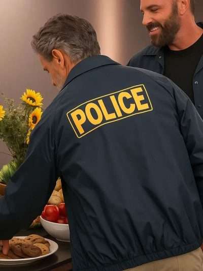 The Rip Ben Affleck 2025 Blue Police Jacket