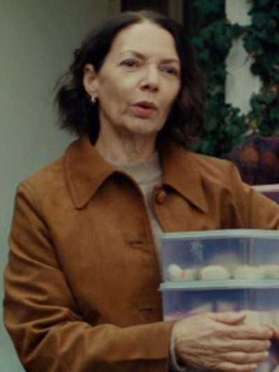 Joanne Whalley The Rumour Brown Suede Jacket