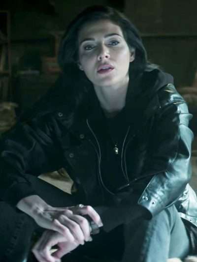 The Sandman S02 Razane Jammal Black Leather Jacket