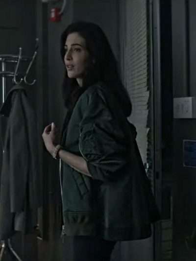 The Sandman Lyta Hall Satin Bomber Jacket