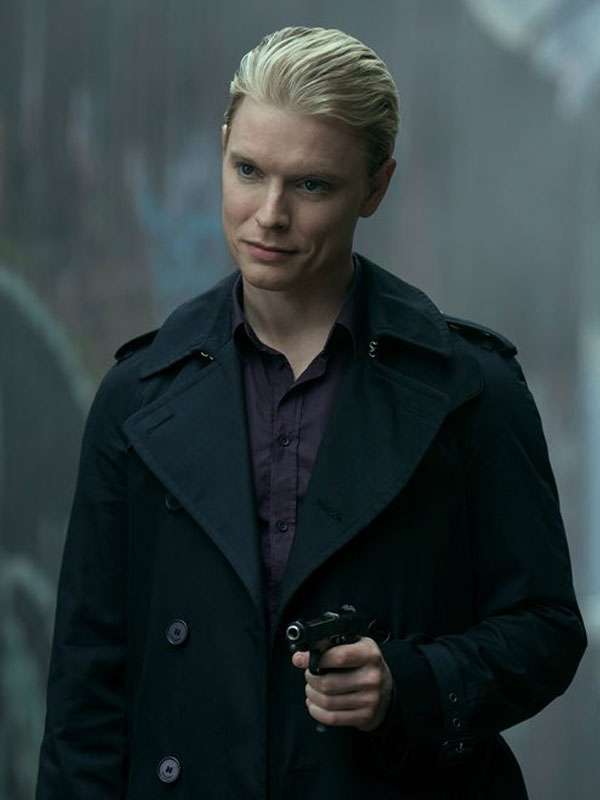 The Sandman S02 Freddie Fox Black Trench Coat