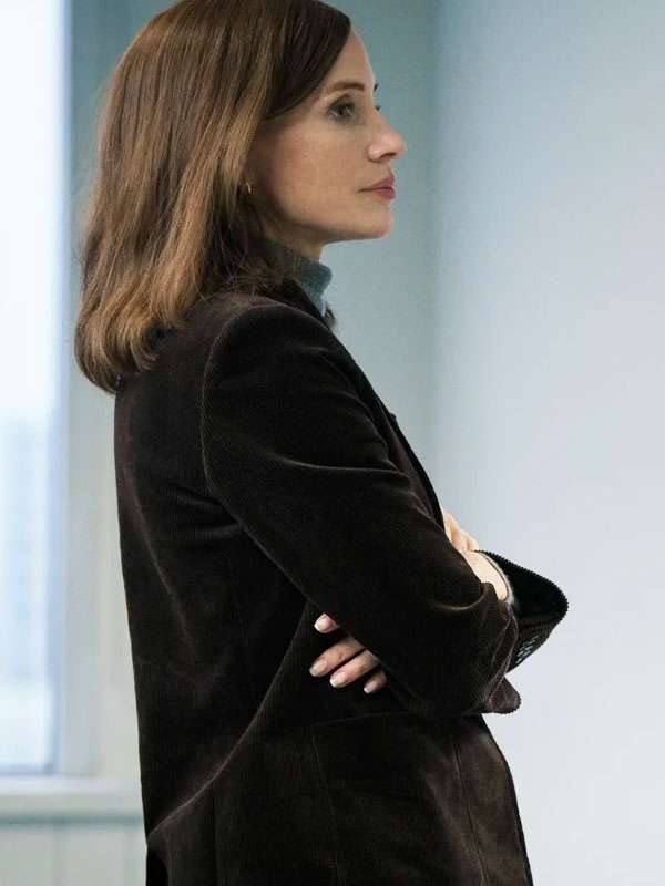 TV Series The Savant S01 Jessica Chastain Corduroy Blazer