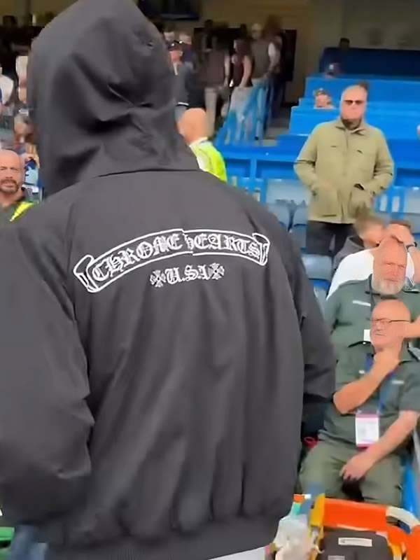 Premier League Match Timothee Chalamet Black Hoodie