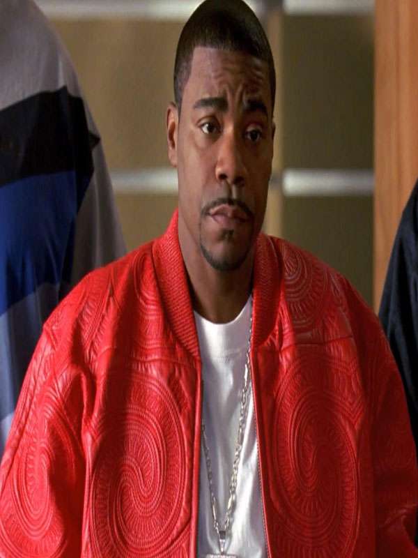 Tracy Jordan 30 Rock Red Bomber Leather Jacket