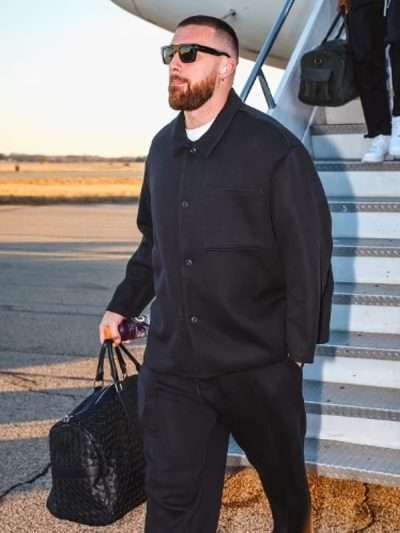 Foxborough Travis Kelce Black Suit