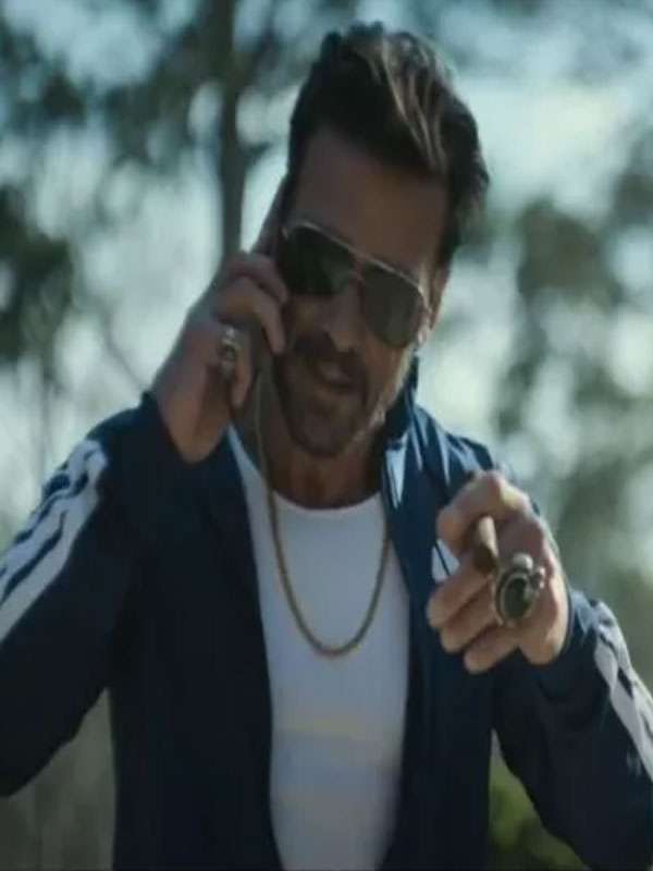 Tulsa King S03 Frank Grillo Blue Track Jacket