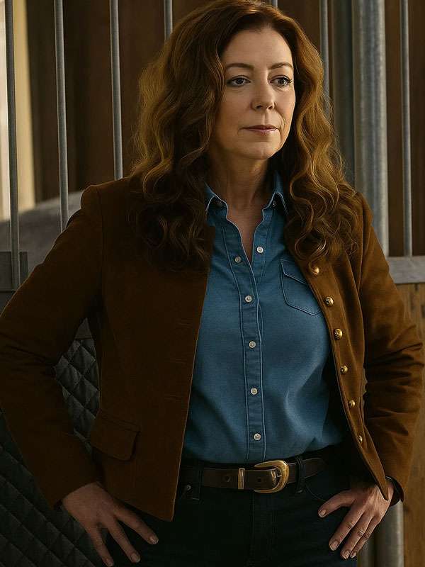 Tulsa King Margaret Devereaux S03 Brown Jacket