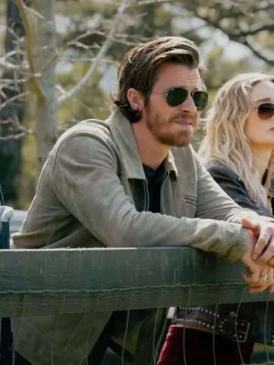 Garrett Hedlund Tulsa King Suede Leather Jacket