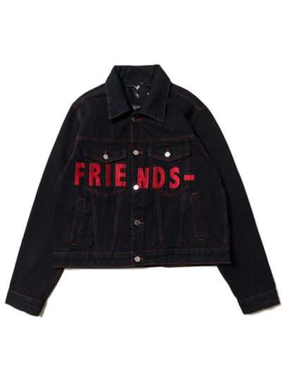 Red Vlone Friends Denim Jacket