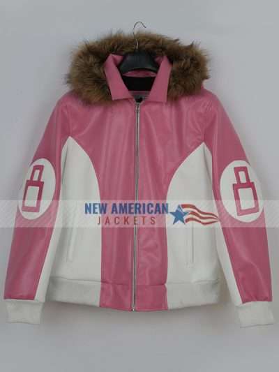 Parka Hooded 8 Ball Leather Jacket