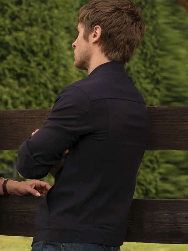 9-1-1 Nashville S01 Michael Provost Black Cotton Jacket