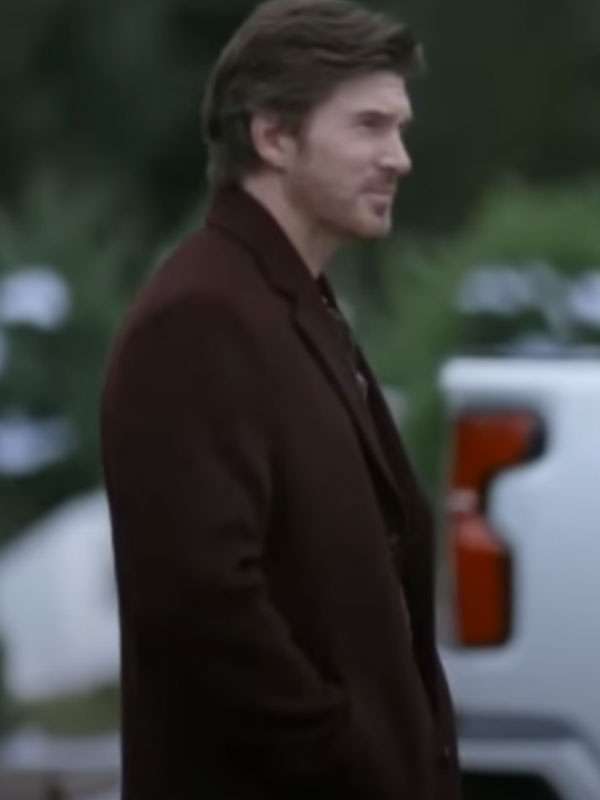 A Christmas Prayer 2025 Christopher Russell Brown Wool Coat