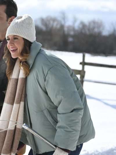 A Royal Christmas Tail Brittany Underwood Puffer Jacket