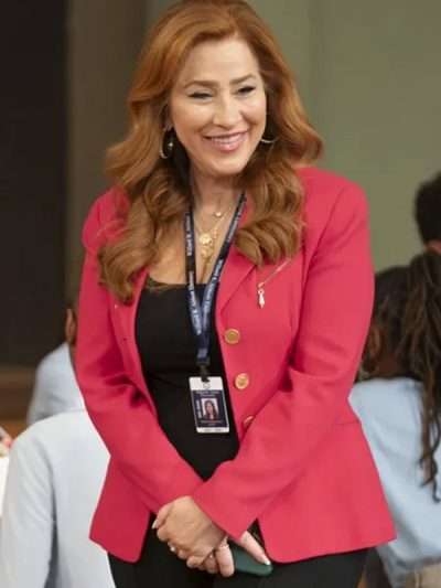 TV Series Abbott Elementary Lisa Ann Walter Pink Blazer