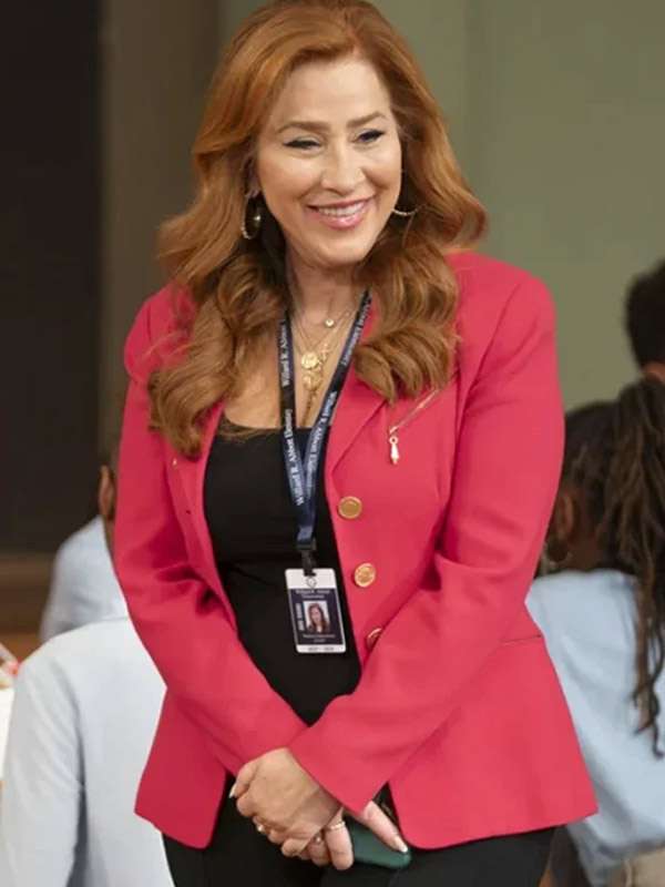 TV Series Abbott Elementary Lisa Ann Walter Pink Blazer