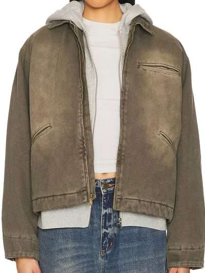 Alison Victoria Sin City Rehab 2025 Green Cotton Jacket
