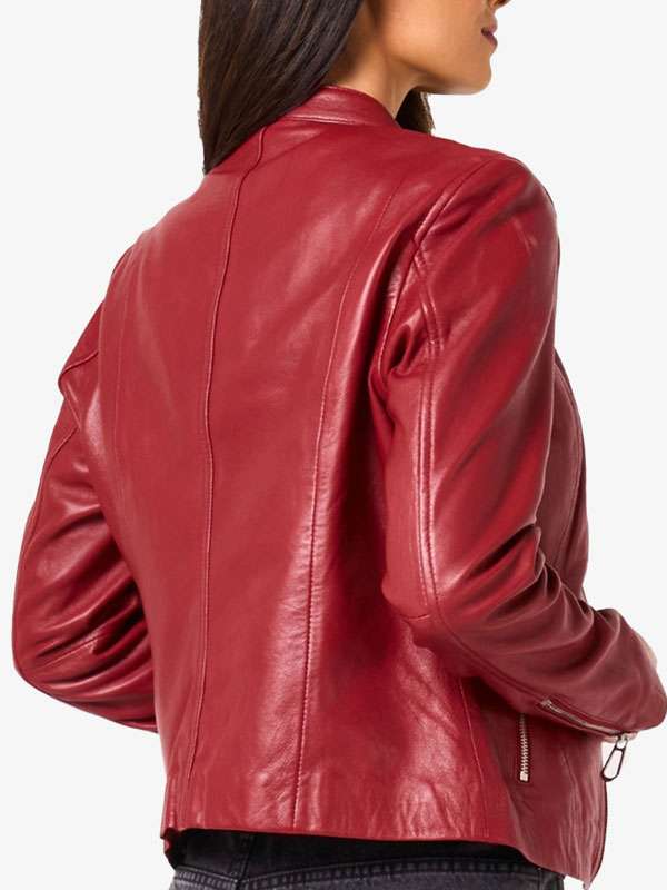 Amanda Arcuri Sheriff Country 2025 Leather Jacket