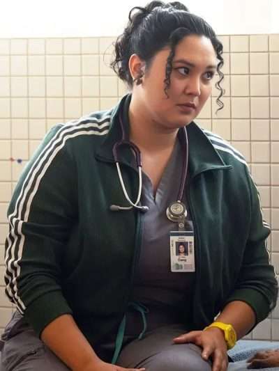TV Series Brilliant Minds 2025 Aury Krebs Green Track Jacket
