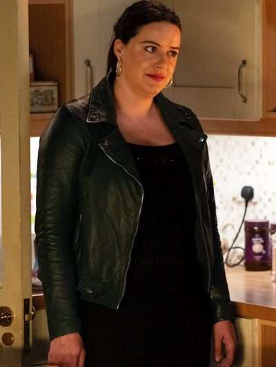EastEnders Michelle Ryan Black Leather Jacket