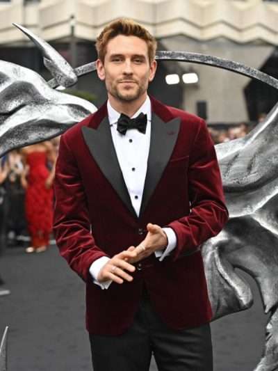 Bart Edwards The Witcher Red Velvet Blazer
