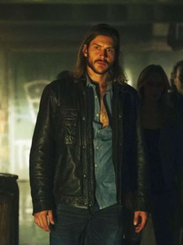 Clayton Danvers Bitten Black Leather Jacket