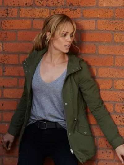 Laura Vandervoort Bitten S03 Green Jacket