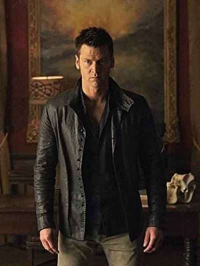 Bitten S02 Sean Rogerson Black Leather Jacket