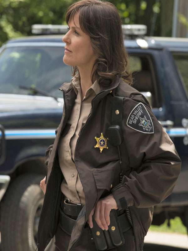 Bitten Sheriff Karen Morgan Brown Uniform Jacket