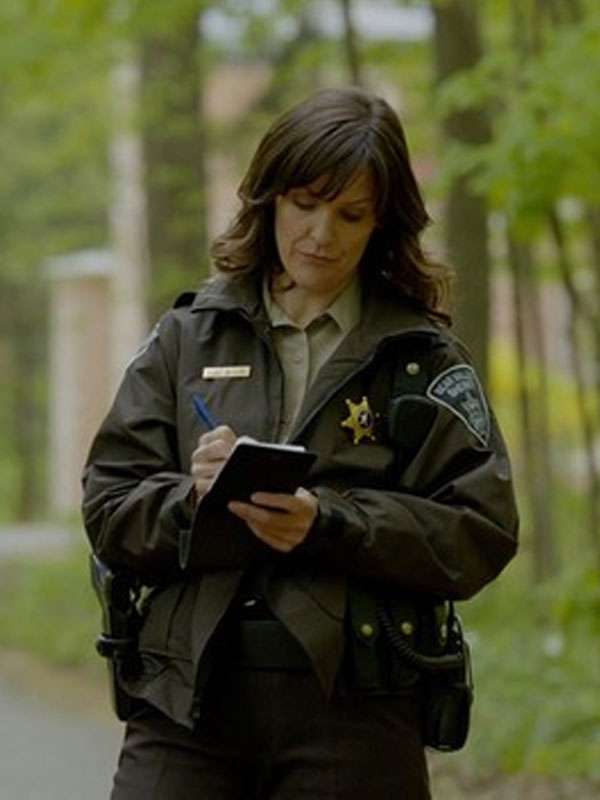 Bitten Sheriff Karen Morgan Brown Police Uniform Jacket