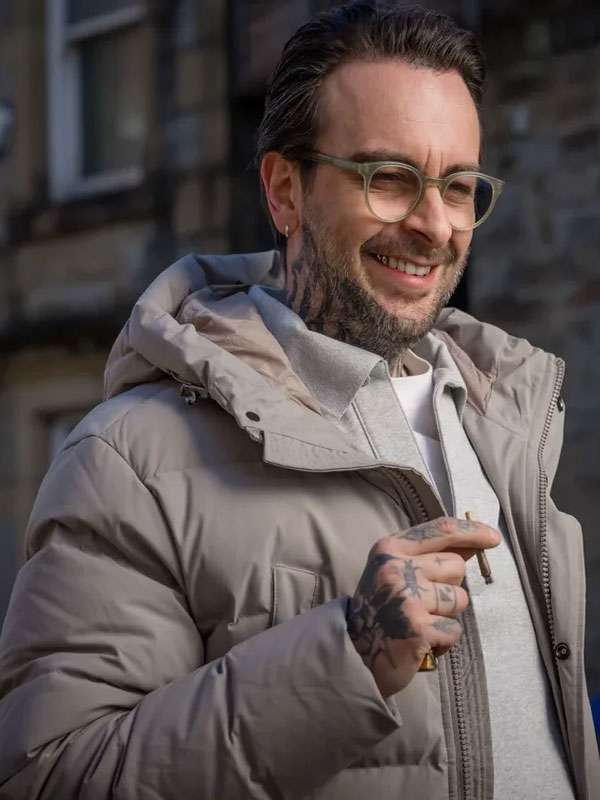 Brassic S07 Joe Gilgun Puffer Hooded Jacket
