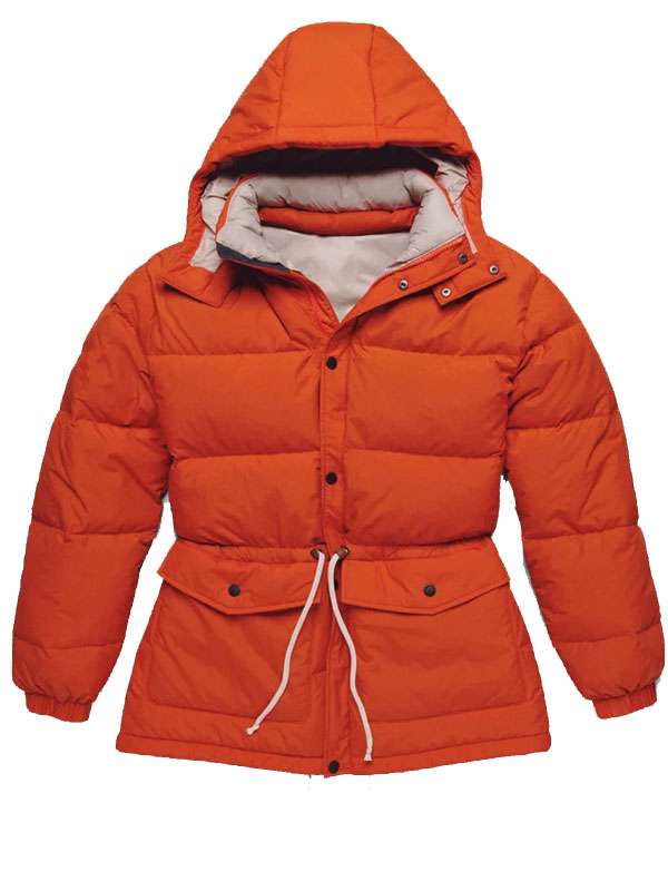 Tom Hanson Brassic S07 Orange Puffer Hooded Jacket