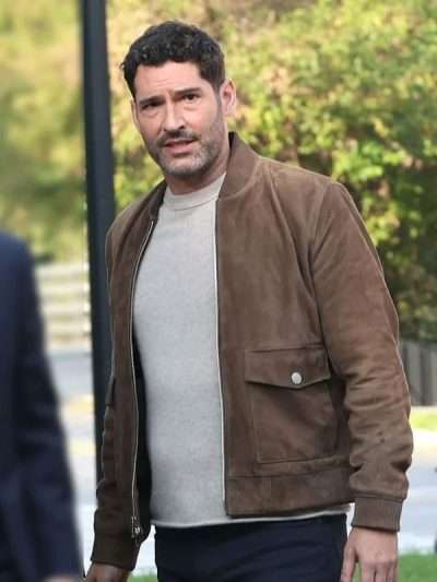 CIA 2026 Hart Hoxton Brown Suede Bomber Jacket