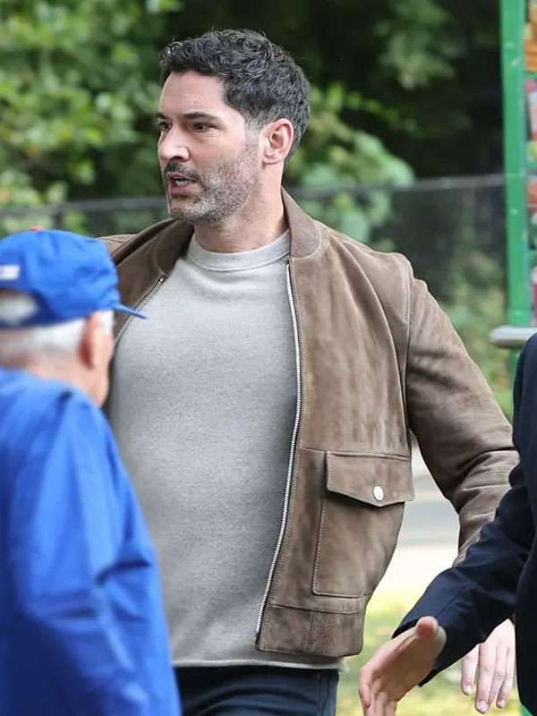 CIA 2026 Hart Hoxton Brown Suede Bomber Leather Jacket