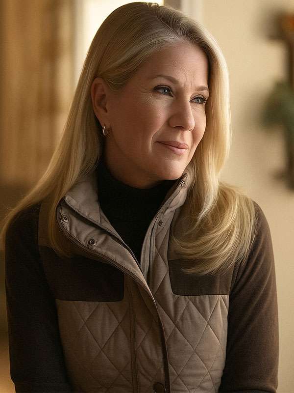 Caroline Rhea Sheriff Country Quilted Vest