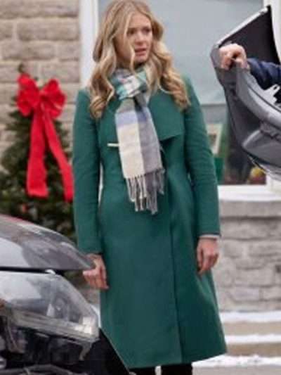 Rebecca Dalton Christmas By Design Green Coat