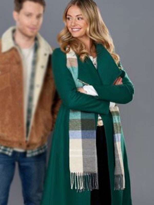 Christmas By Design 2023 Rebecca Dalton Green Trench Coat