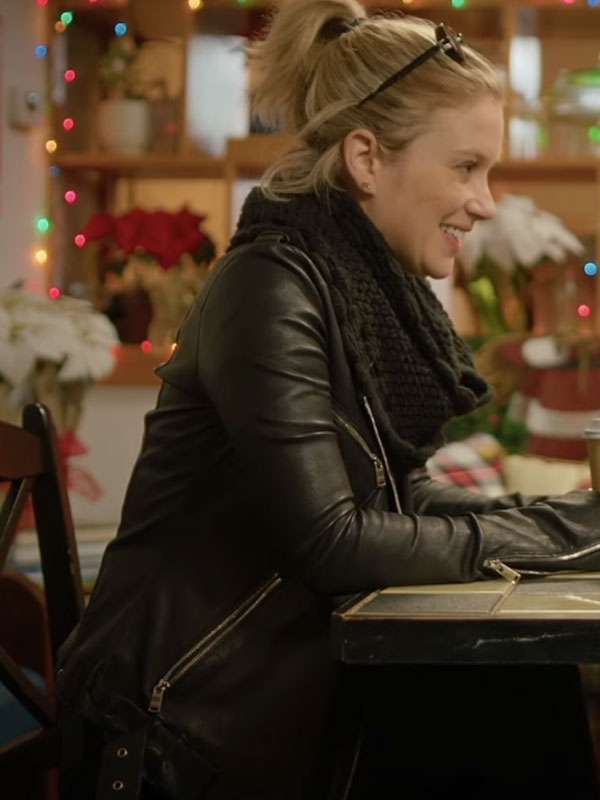 Christmas in Mistletoe 2025 Kabby Borders Biker Leather Jacket
