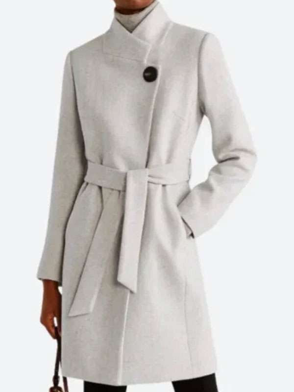 Christmas in Vienna Sarah Drew Wool Coat