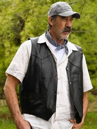 Crossroad Springs 2025 Willis Hamilton Black Leather Vest