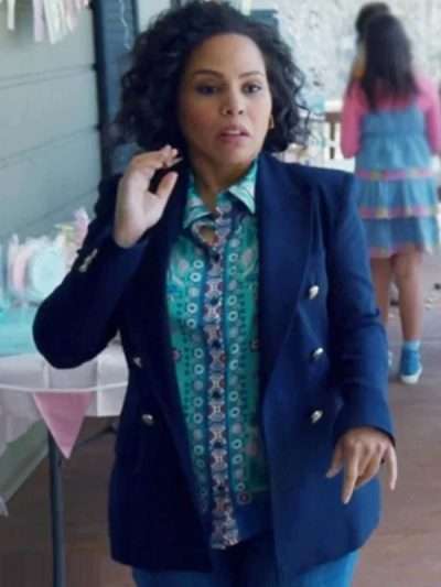 TV Series Doc 2025 Dr. Gina Walker Blue Blazer