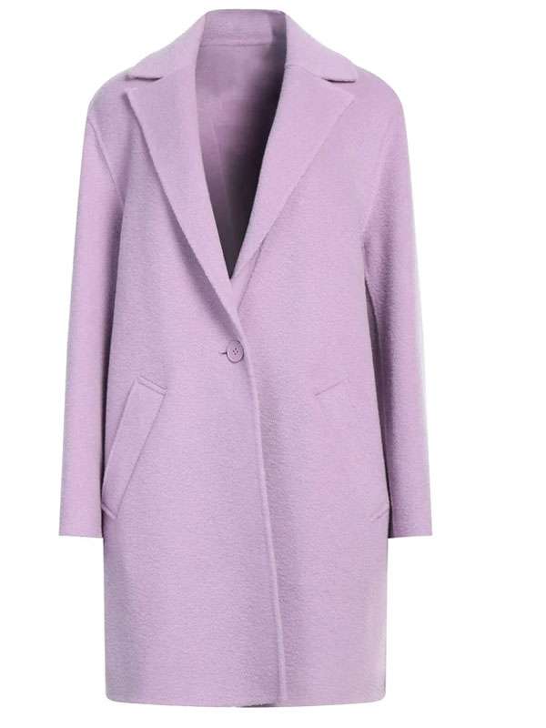 TV Series Doc S01 Amirah Vann Purple Wool Coat